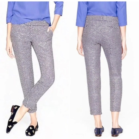 J‎ Crew Tweed Cafe Capri Pants Size 6 Tall - Picture 2 of 5